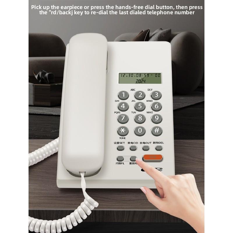 Desktop Landline Telephone Phone With Call Id For Home Office Hotel Applications