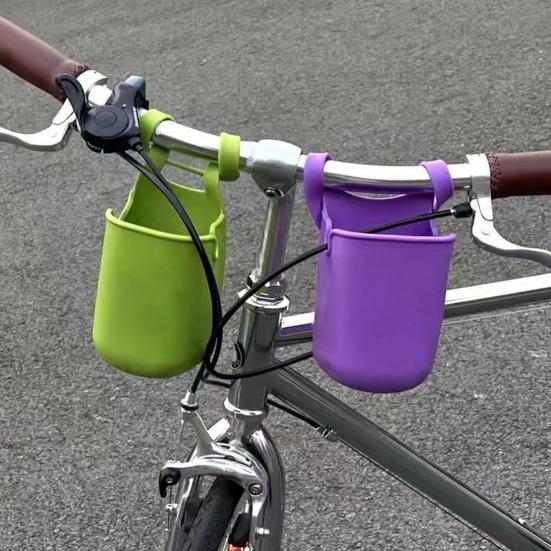 Silicone Cup Holder Bag Foldable Universal Bottle Holder Drink Holder Fits Most Bottles And Cups for Bikes Strollers Lawn Chairs Hands-Free