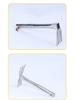Stainless Steel Multi-functional Gardening Hoe: 2-in-1 Flat Handle for Planting & Soil Turning