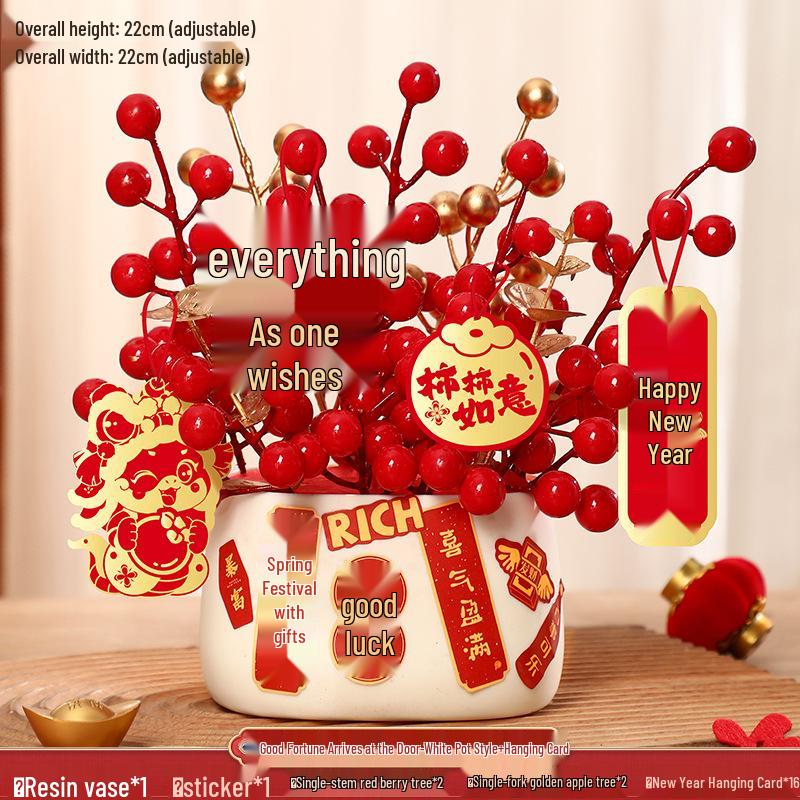 2025 Rok Hada Kaki Nádoba Ozdoba: Nová Domácí Dekorace Štěstí