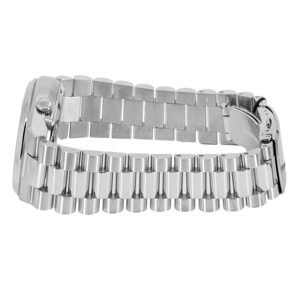 Citizen Reloj automático Tsuyosa NJ0151-88W de acero inoxidable con esfera beige para hombre