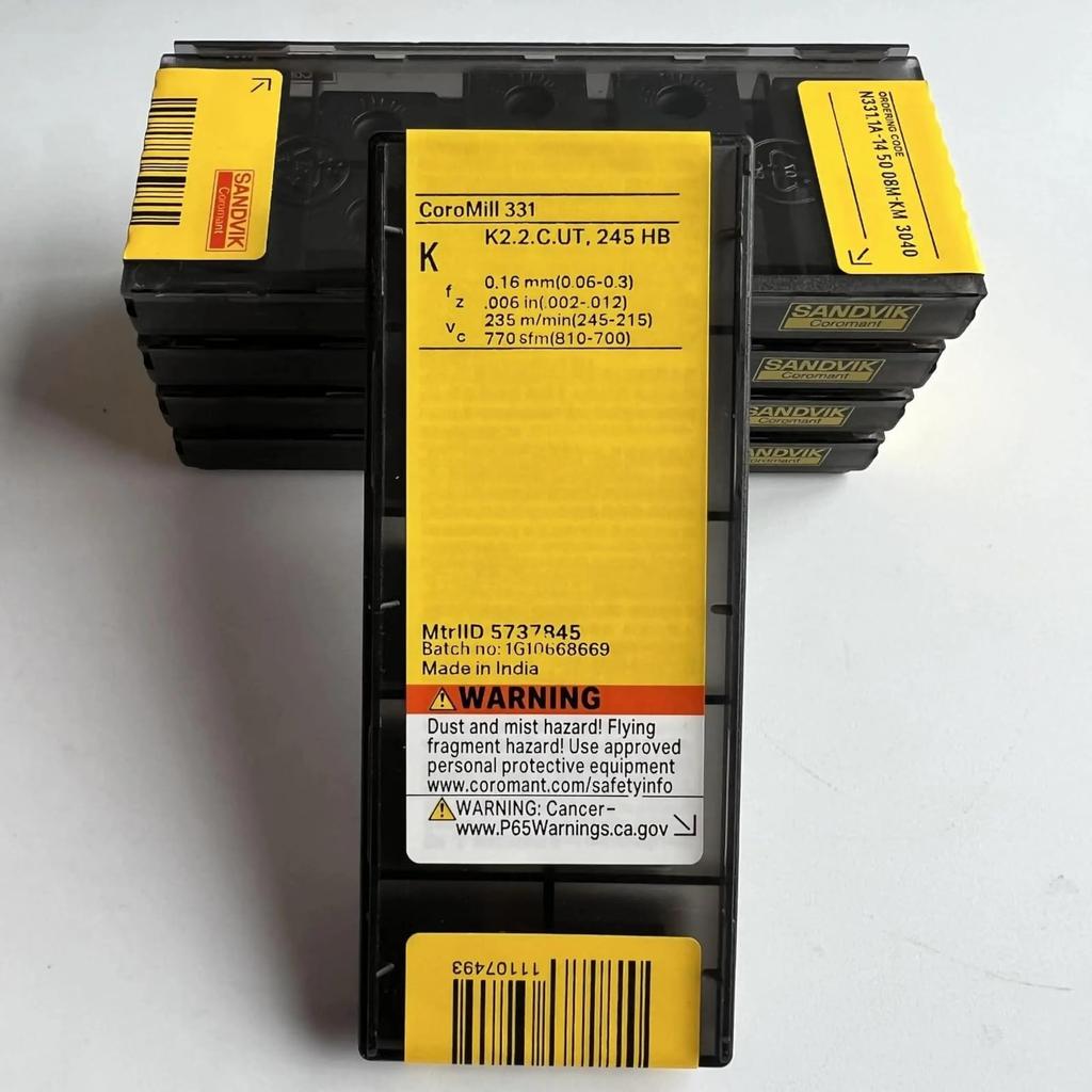 Original Sandvik / N331.1A-145008M-KM 3040 / CNC lathe carbide blade 10 PCS