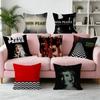 Thriller TTwin TV PPeaks Trendystyle Decorative Throw Pillow Cover Insert Not Included Fauxembroidery Design