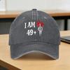 Im Not 50 I Am 49 Plus 1 Middle Finger Casual Baseball Cap Summer  Trucker Hat High Quality Hunting Camping Snapback Cap Gift