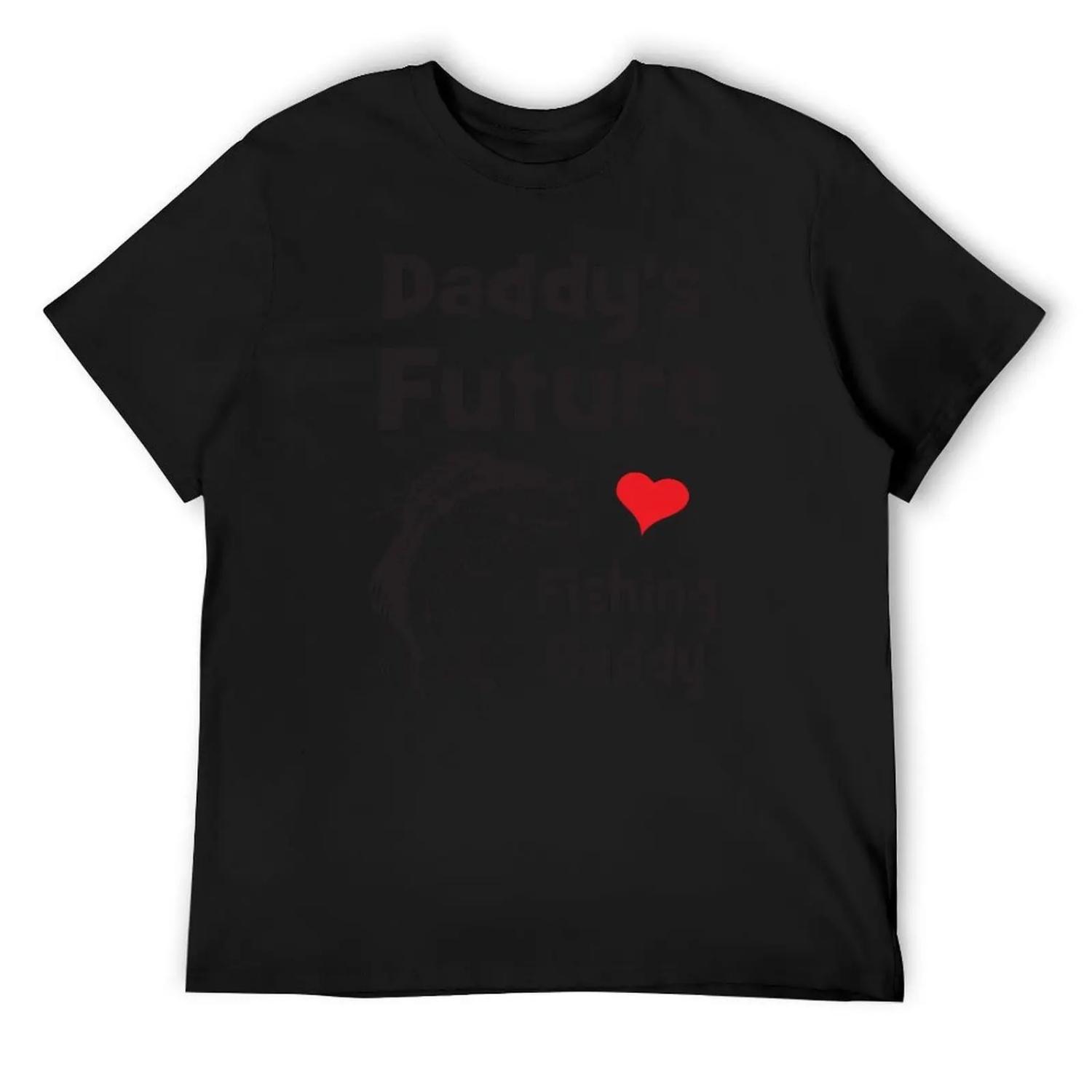 Daddys Future Fishing Buddy T-Shirt anime stuff shirts graphic blue lock t shirts men S