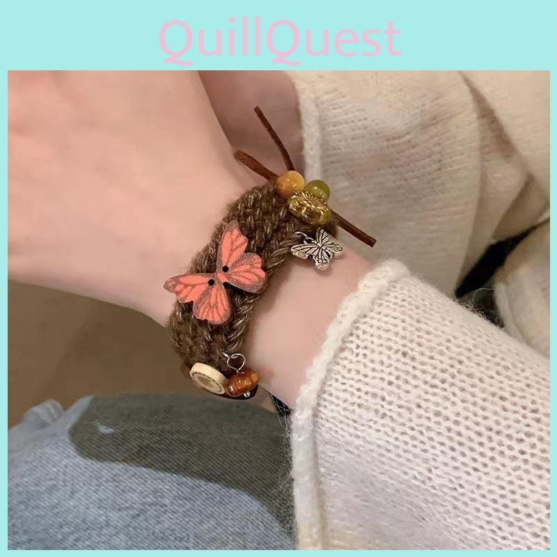 Handcrafted Unique Turquoise Alloy Bracelet Delightful Cute Style Women For