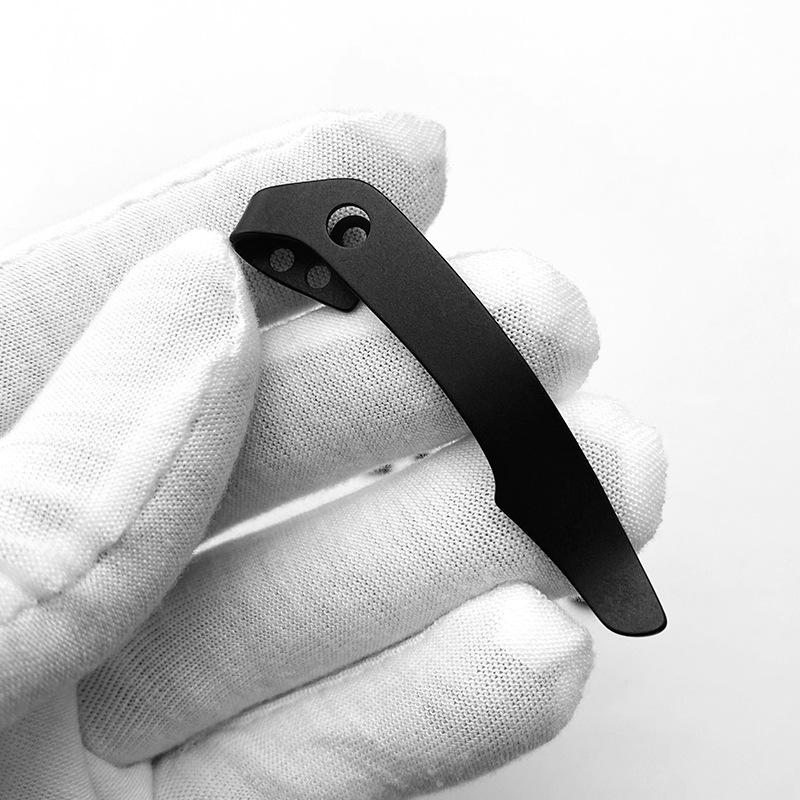 Nowy Klips Tylny ze Stopu Tytanu do Noża Cld Steel 29TLCC Akcesoria DIY Niestandardowy Składany Nóż Kieszonkowy Klips do Paska Narzędzie