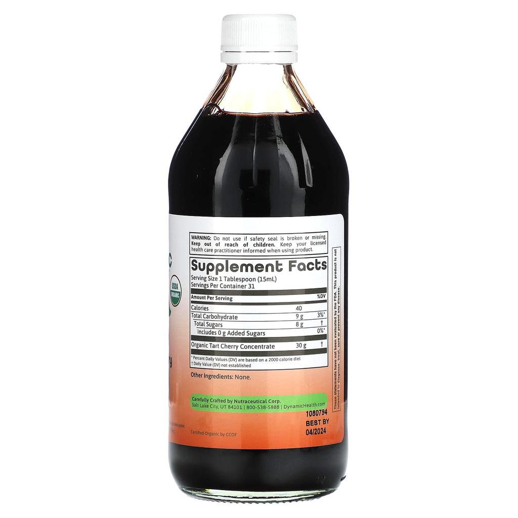 Once Daily Tart Cherry, Ultra 5x, 100% Juice Concentrate, 473 Ml (16 Fl Oz)