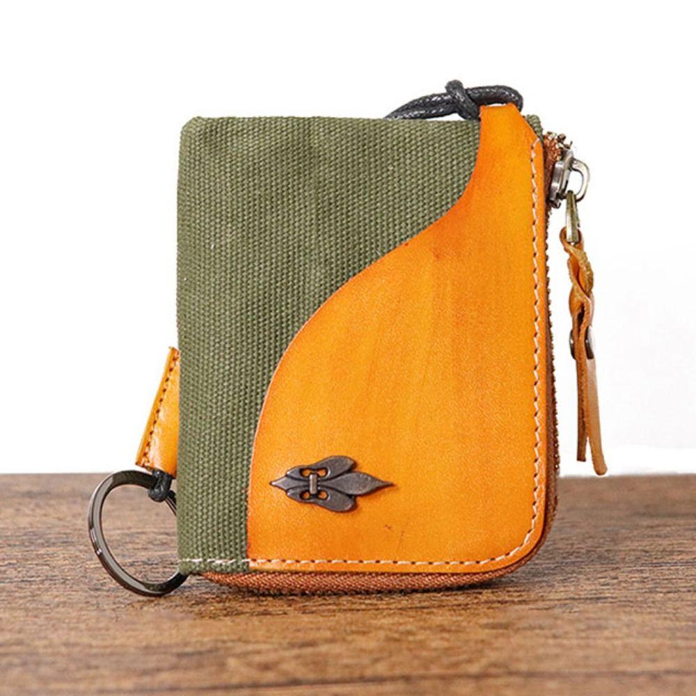 Fashionable Key Storage Small Bag Vintage Storage Card Bag Retro Car Key Bag Coin