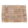 100pcs 10mm Wooden Cubes Unfinished Square Cubes Wood Blocks for Math Making Craft DIY Projects Gift