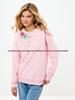 American-Style Cozy Floral Sweatshirt: Autumn/Winter Round Neck Top