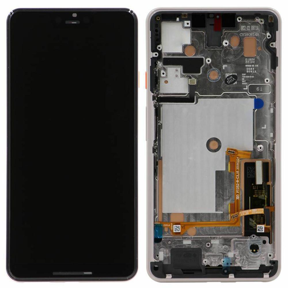 For Google Pixel 3 XL G013C OEM Grade S OLED Screen and Digitizer Assembly+Frame (Without Logo)