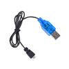 USB Charging Cable Power Supply Wire 3.7V Lithium Batteries Charger Cord Line with MX2.0-2Pin Connectors for Quadcopter