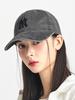 Emelbi Basic Washed Unstructured Ball Cap Ny (D.Grey)