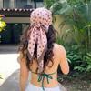 Silk Satin Dot Print Square Scarf 90cm Silk Scarf New Head Wraps  Daily Party