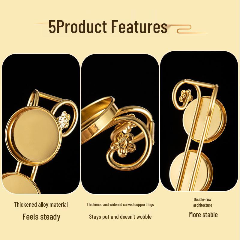 Buddhist Lotus Ghee Oil Lamp Holder for Home Offering