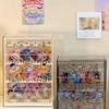Keychain Display Stand Hanging Anime Pendant Organizer for Guka Small Doll Pendants Hook Desktop Acrylic Dustproof Storage Box