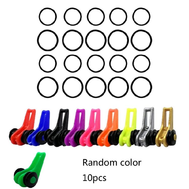 10Pcs/set Lures Baits Hanger for Safety Holder Fishing Tackle Accessories Adjustable Plastic Fishing Rod Hook Keeper