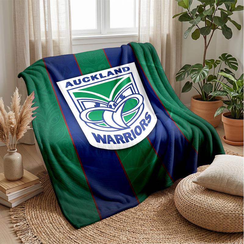 Coperta in Flanella Pile Wigan Warriors Coperta Calda e Accogliente per Divano Letto Viaggio Uso in Tutte le Stagioni