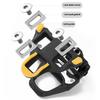 Sealed Bearing Bicycles Pedals with Cleats Waterproofs Aluminum Alloys Pedals Nonslip Wide Platform Pedals Cycling Part