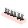 Tube Clock Kit Wireless Control with 6 Bit     LCD Screen 12 24 Hours RGB Backlit Desktop Decoration