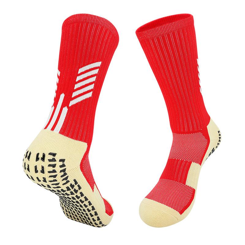 Professional Training Non-Slip Dispensing Football Socks Men'S Medium Tube Sweat-Absorbing Thickened Towel Bottom Elite Socks Sports Socks
