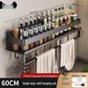 Nordic Style Multi-Functional Kitchen Wall-Mounted Spice Rack