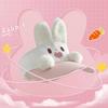 Sunscreen Bunny Ear Hollow Hat Sun Protection Pink Rabbit Sun Hat Rabbit Hiking Visor Cap  Fishing