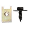Push Retainer Clips U-Type Clips Trim Panel Installation Tight-space Installation Includes Screws Spring Action