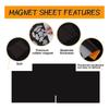 M-Modern-10 PCS Stamp And Die Storage Bag And Magnetic Sheet,Die Storage Set For Cutting,Scrapbooking,Storing Craft Dies