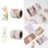 50PCS 6*15cm Thank You Seal Stickers Tulip Flower Floral Tags Package Labels  Online Retails