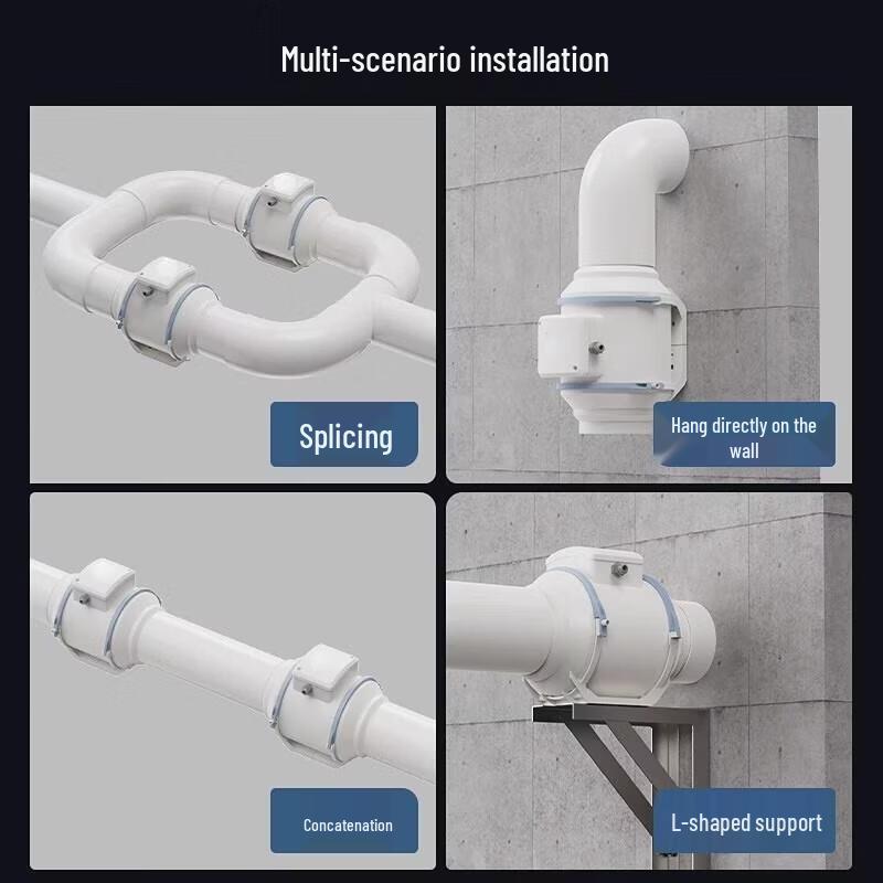 Jundingying 6-Zoll Mischstrom-Rohrventilator