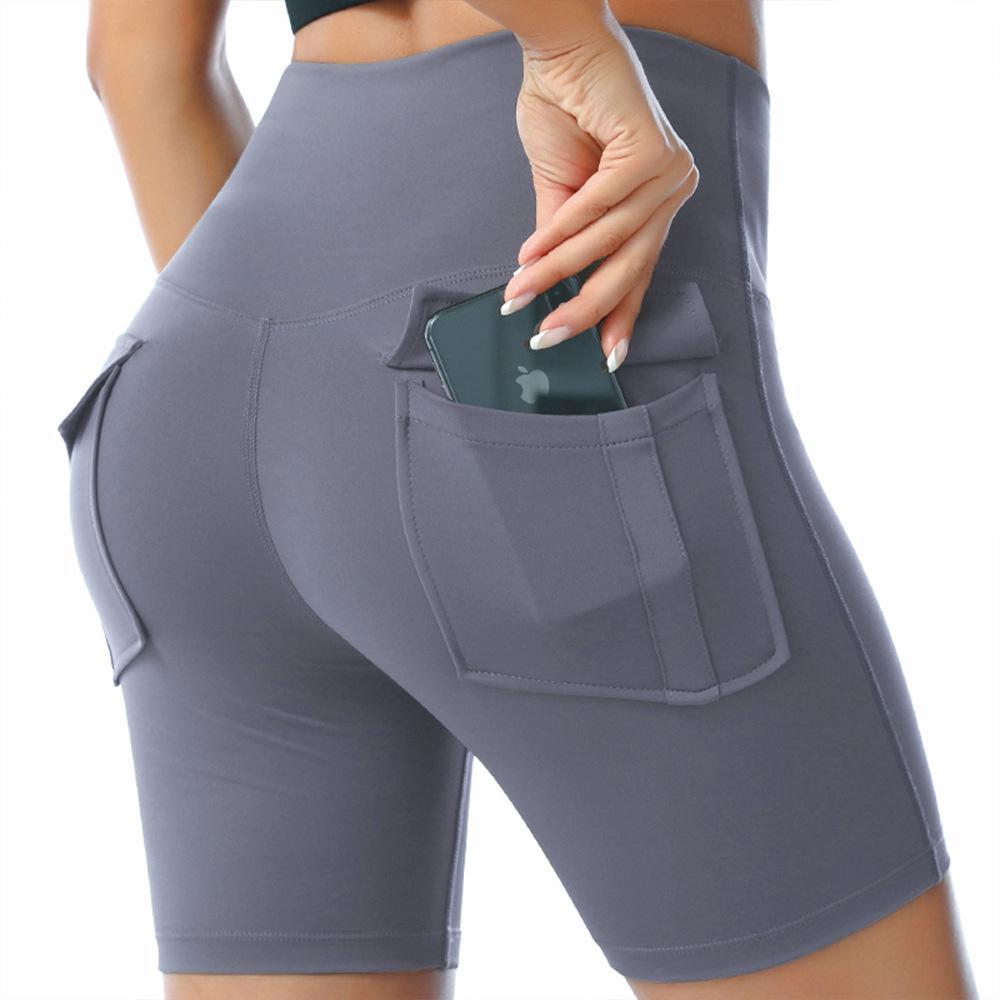 Women's Quick-Dry Cross-Border Yoga Shorts for Summer: Anti-Exposure Fitness & Marathon Running Pants