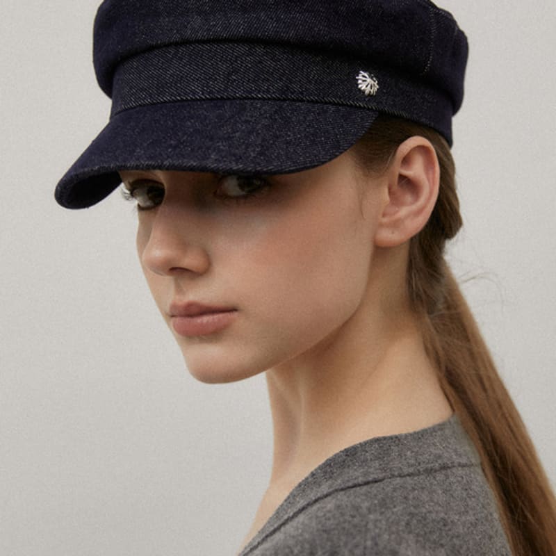 Tatiana Comfy Denim Sailor Cap HT8161
