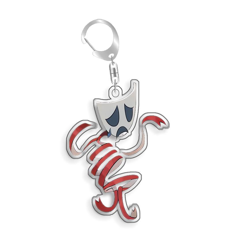 For The Amazing Digital Circus Pomni Kinger Ragatha Gangle Acrylic Selfmade Cute Cartoon Anime Keychain Pendant Toy Gift 5cm