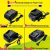 Dongcheng 18V/20V Hand Tool Set: Battery Charger, Wrench, Angle Grinder, Electric Hammer & Lithium Battery.