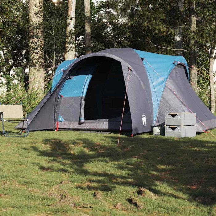 VidaXL 6-Person Blue Waterproof Dome Family Tent, Tent, Camping Shelter, Garden Shelter, Camping Tent, Shelter 4009462