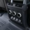 Für Land Rover Defender 110 130 Auto Styling Aluminium Legierung Zurück Reihe Klimaanlage Knöpfe Trim Ring Auto