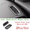 Dashboard Front AC Air Conditioning Outlet Vents Frame Cover Trim For GAC Trumpchi Empow  - 2025 Carbon Fiber Accessories