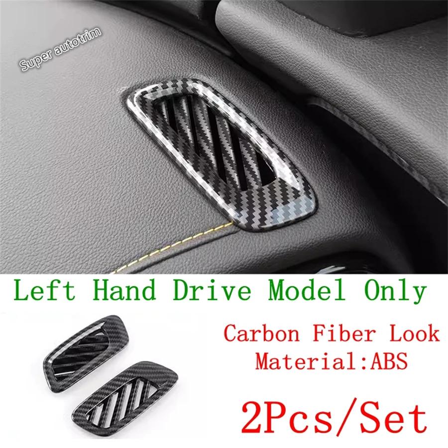 Dashboard Front AC Air Conditioning Outlet Vents Frame Cover Trim For GAC Trumpchi Empow  - 2025 Carbon Fiber Accessories