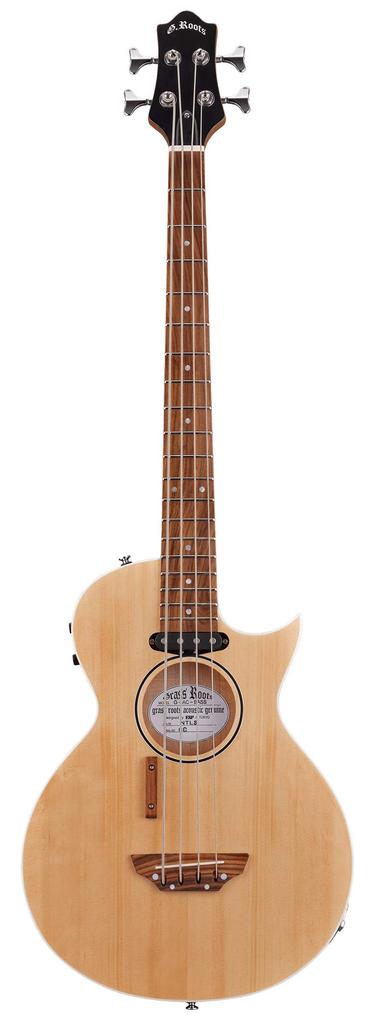 Grass Roots Natural Satin Grass Roots Base Electric Acoustic G-AC-BASS