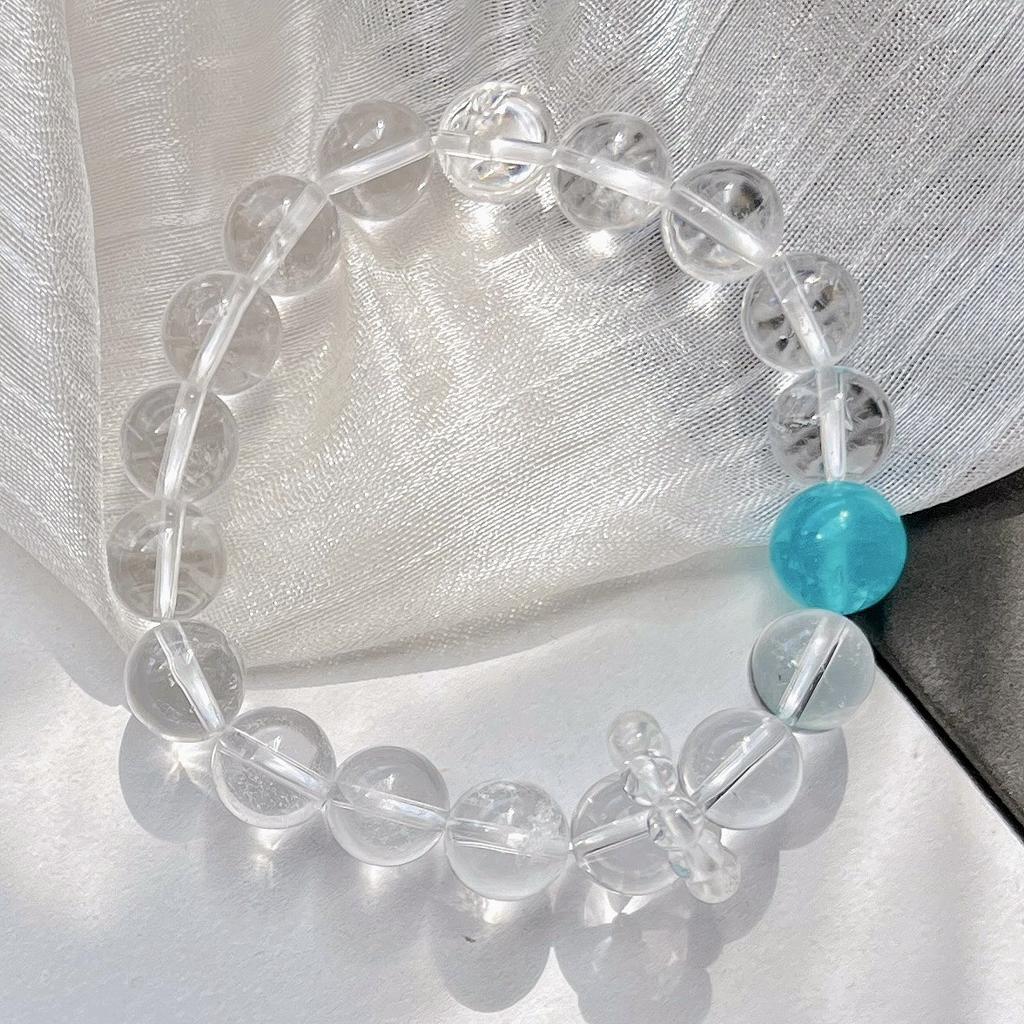 10M Natural White Crystal Design Bracelet Bracelet