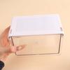 Transparent Under Desk Drawer Organizer Plastic Makeup Storage Container Qtip Holder  Office