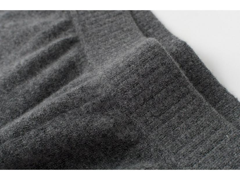 100% Pure Cashmere Autumn/Winter 2025 High-Waist Knitted Wide-Leg Pants for Women - Slimming, Versatile, Floor-Length