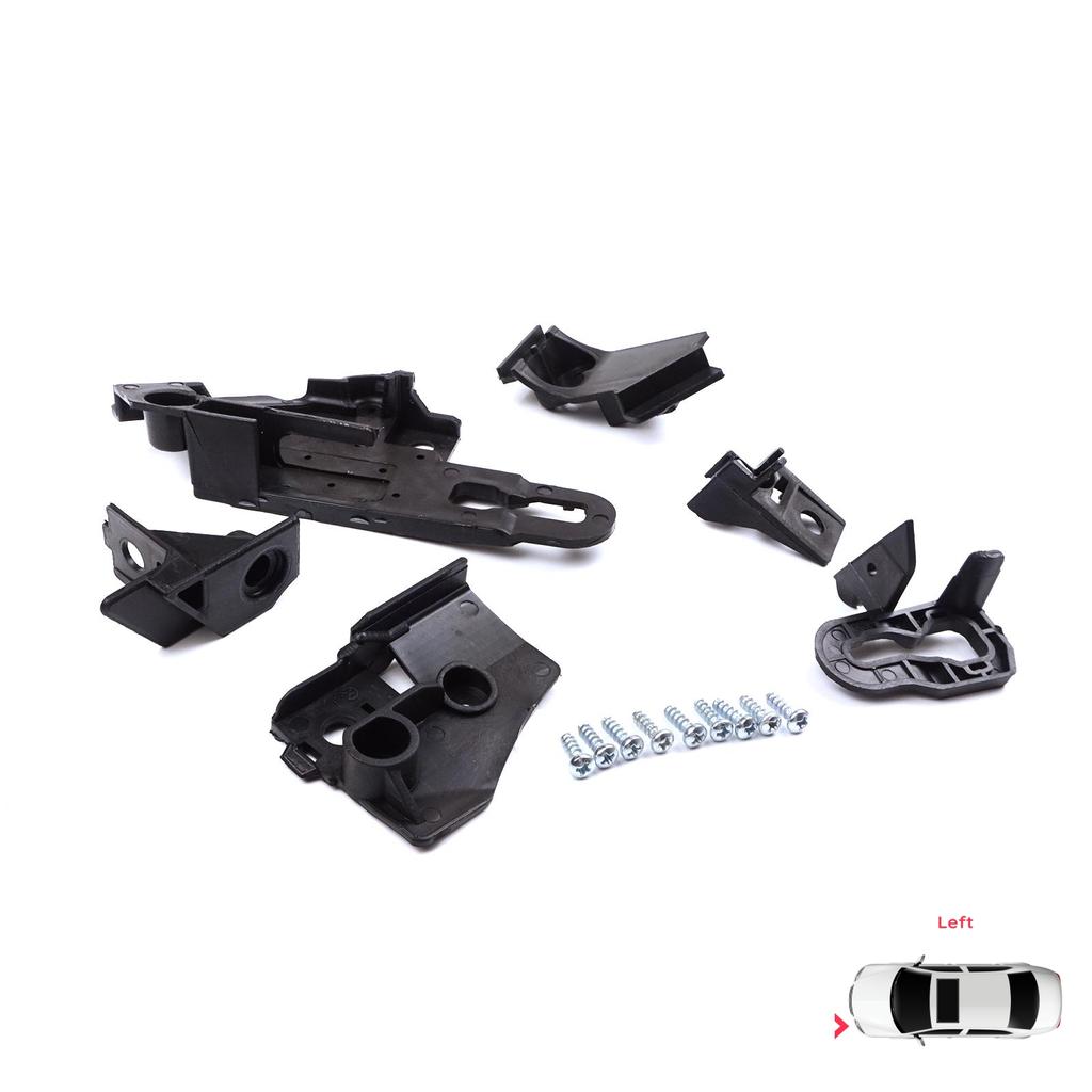BHL563-1 Headlight Holder Mount Repair Bracket Tab Set Left Side for Seat Leon Cupra MK4 KL1 KL8 2020-On 5FA998225