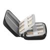 Vroomoto SaxophoneClarinet Reed Case Storage Bag Waterproof EVA Reed Protector for Musicians (Black)