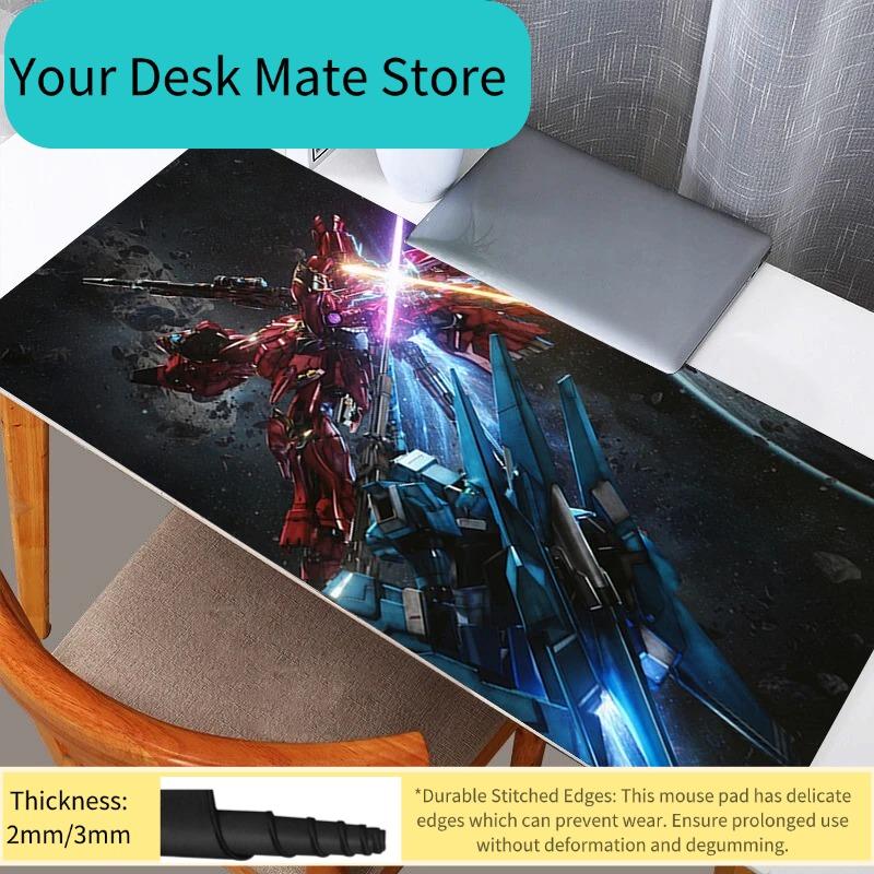 Mouse Pads Gundam Large Gaming Mouse Pad Anime PC Computer Gamer Desk Mat for CS GO LOL XXL Laptop Kawaii Mousepad