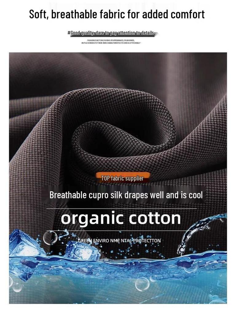 Damen Graue Hochtaillierte Cupro Sommerhose mit Weitem Bein - Petite, Leicht, Gerades Bein (145-150cm)