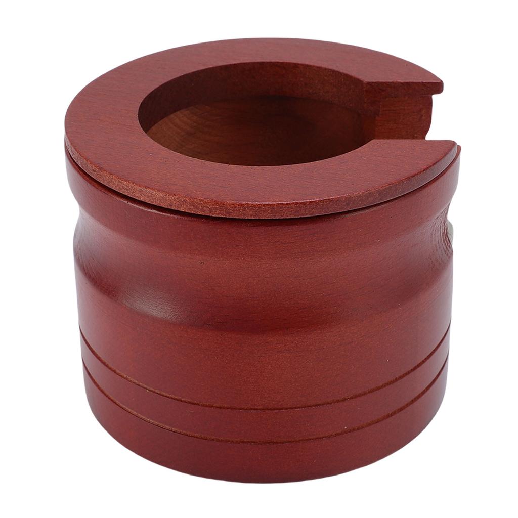 Coffee Portafilter Holder Solid Wood Height Adjustable Tamping Station for 51mm 54mm 58mm Portafilter