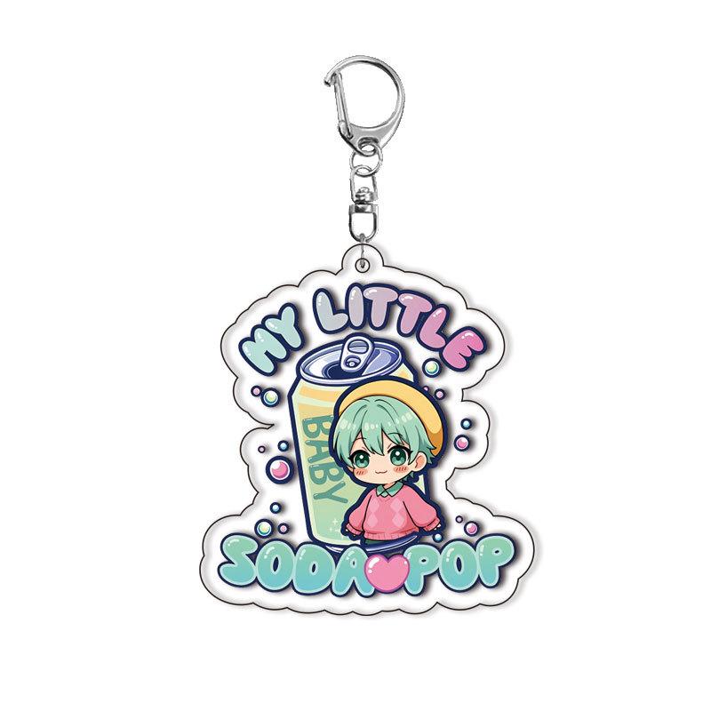 Huntress Girl Acrylic Key Ring Lumie Mira Zoie Anime Cute Pendant Cosplay Accessories Gifts for Fans Collection Merchandise Premium Quality